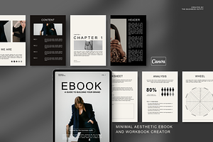 Minimalist Ebook & Workbook Canva