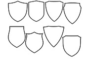 Shields Set 2 Procreate Brush Stamps, a Brush Add-On by Disasterology Ink (Thumbnail 10 of 10)