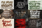 Ultimate Halloween Terror Font Pack, a Handwritten Font by HypeWorksCo (Thumbnail 6 of 15)