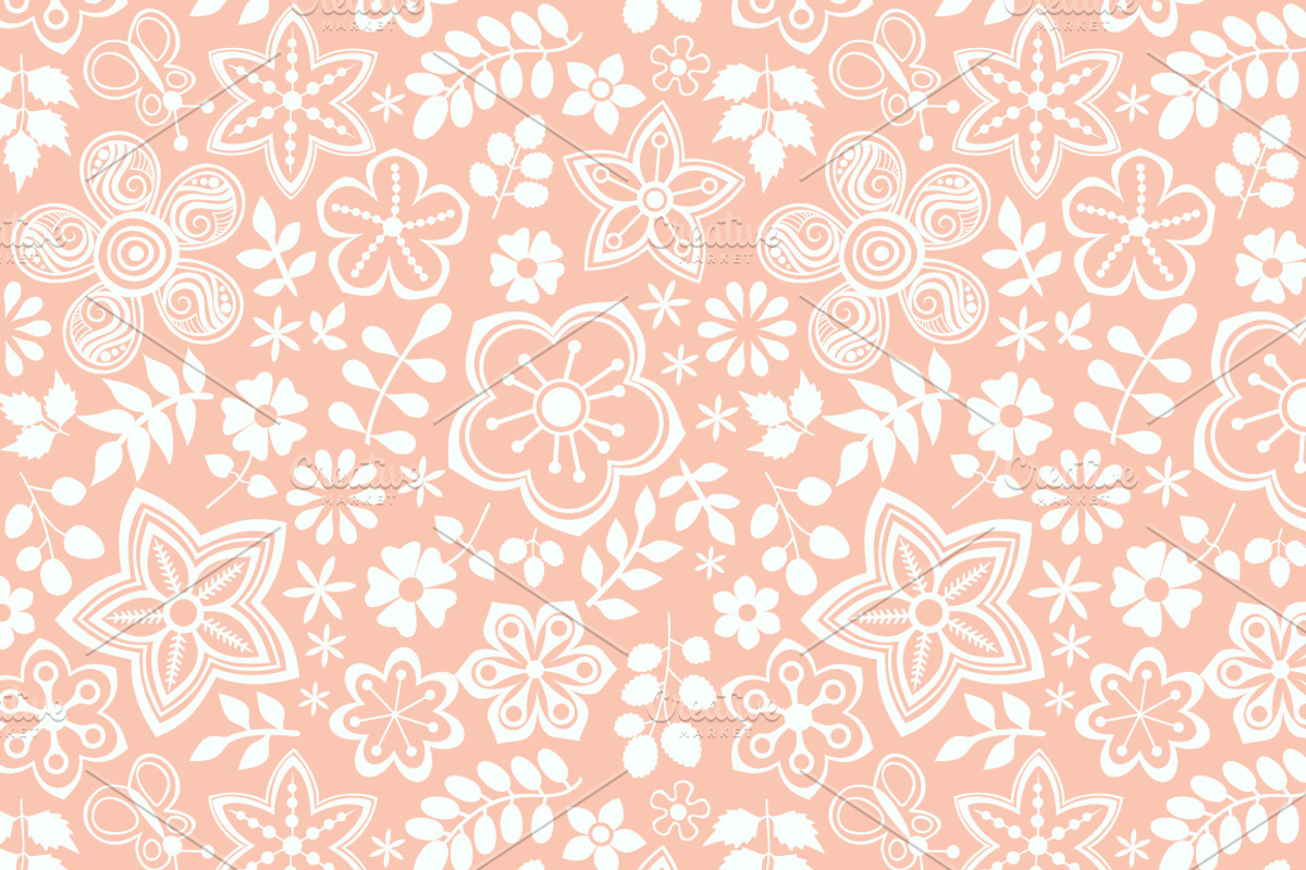 Floral Patterns Set preview 2