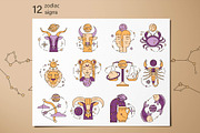 Astrology collection. Zodiac sign, an Illustration by illustrator_natalie (Thumbnail 2 of 12)