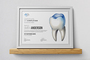 Dental Certificate, a Stationery Template by DesignDevisers (Thumbnail 3 of 10)