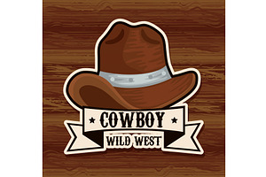 Cowboy Hat In Wooden