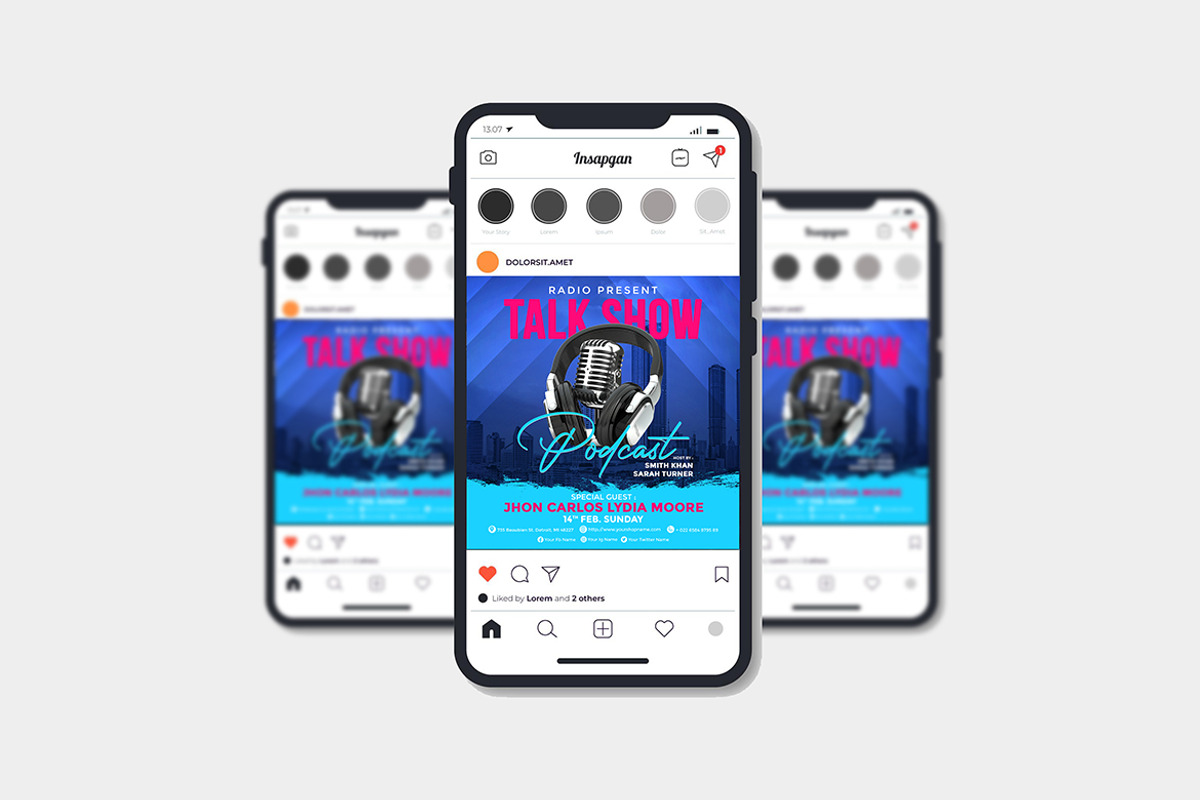 Podcast Flyer, a Flyer Template by imadeDesign (Photo 1 of 3)