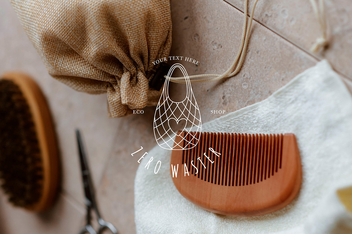 Eco Logo Templates - Zero Waste, a Branding & Logo Template by Katya_lu (Photo 11 of 11)
