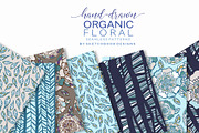 Organic Floral Seamless Patterns, a Pattern Graphic by Sketchbook Designs (Thumbnail 6 of 10)
