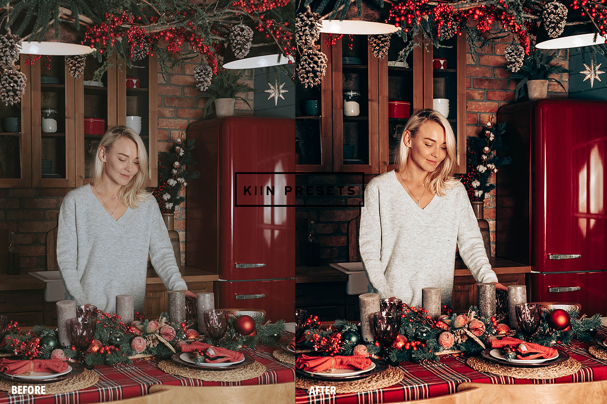 5 FESTIVE LIGHTROOM MOBILE PRESETS, an Action Add-On by KIIN Lightroom Presets (Photo 5 of 9)