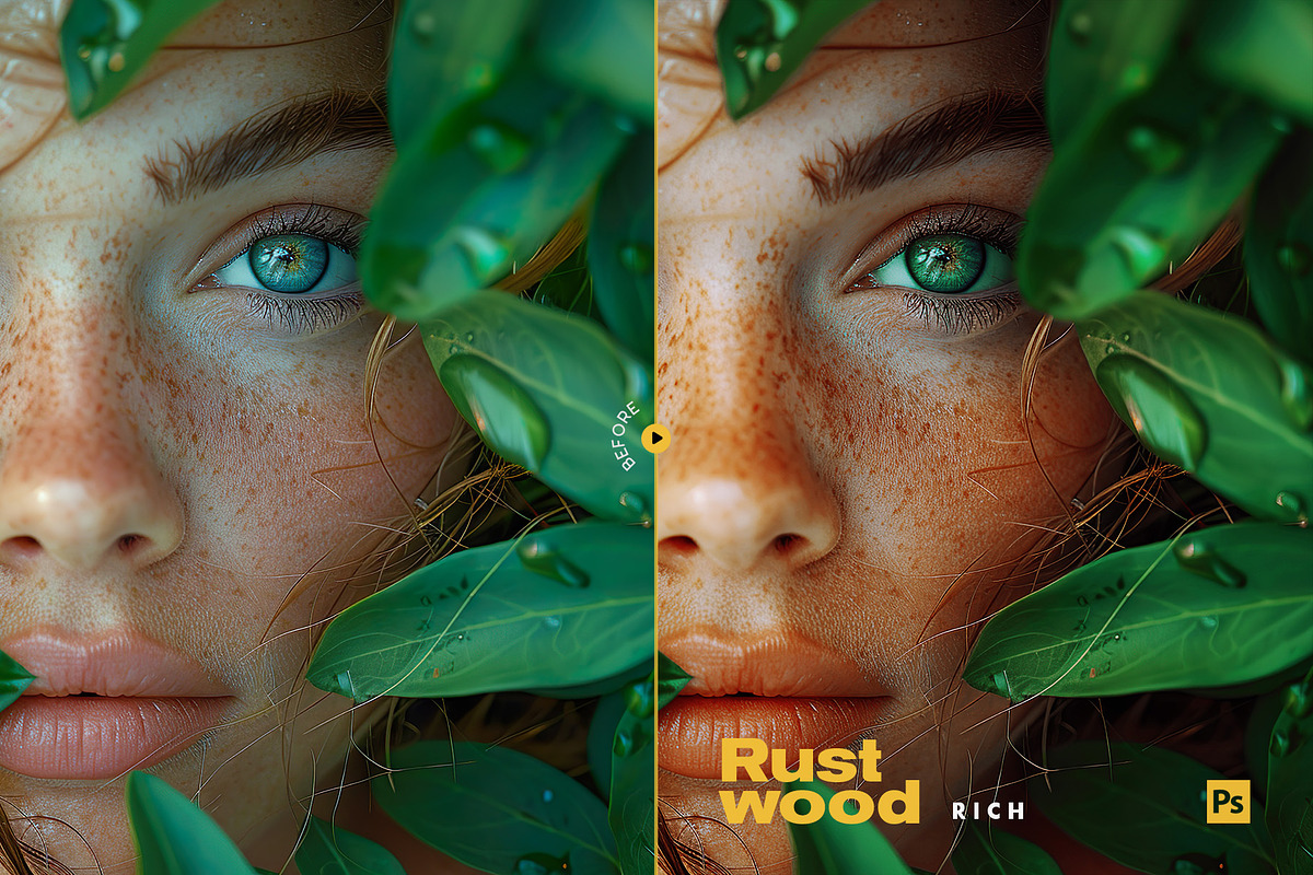 Rustwood Photoshop Action and LUTs, an Action Add-On by Presetrain Co. (Photo 3 of 7)