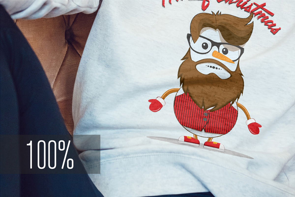 Christmas Sweatshirt Mock-Up, a Hoody Mockup by Freeman Studio (Photo 3 of 12)