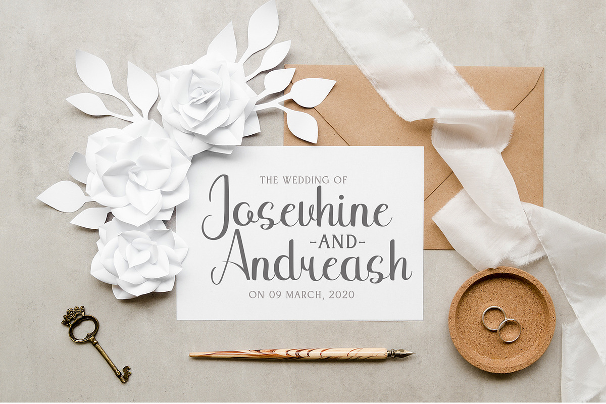 Binttang Selfianto - Script Font preview 3