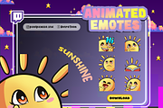 Sunshine Twitch Emote, an Emoji Icon by Pixel Picasso Studio (Thumbnail 1 of 5)