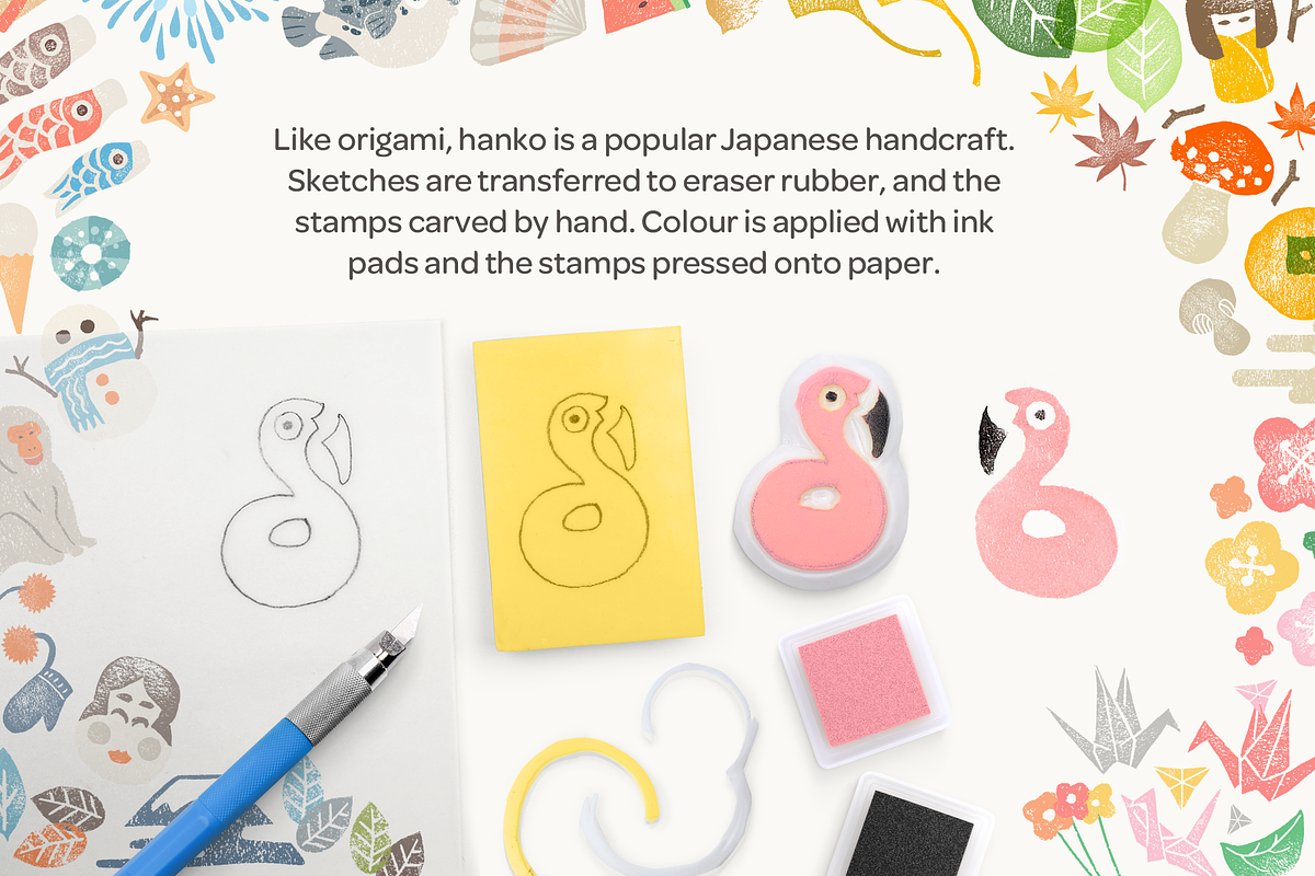 HANKO Japanese Stamp Kit, a Food Illustration by Hanko Goods (Photo 2 of 14)