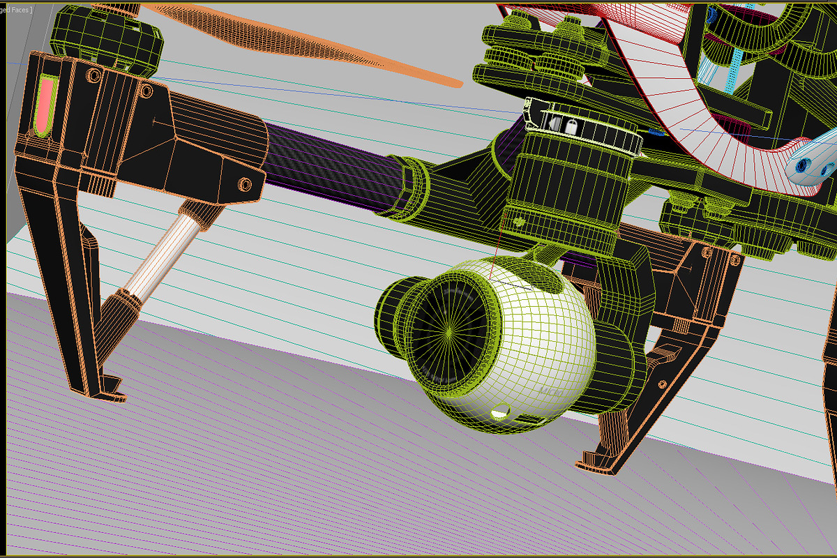 DJI Inspire 1 quadcopter, an Object 3D Model by arapps3d (Photo 17 of 17)