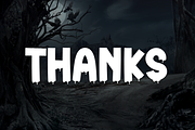 Spooky | Script Font, a Script Font by Scratchones (Thumbnail 8 of 8)