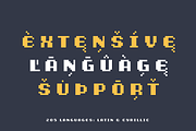 Pixobay - High-Impact Pixel Typeface, a Sans Serif Font by alpercakici (Thumbnail 3 of 14)