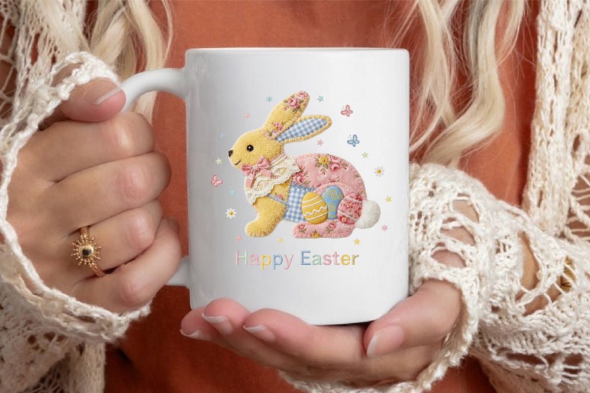Latch Hook Easter Bunny Png Yarn, an Illustration by designcity5 (Photo 9 of 9)