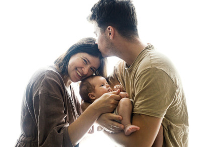 Happy Mothers day and Happy Fathers day! Happy couple hugging li