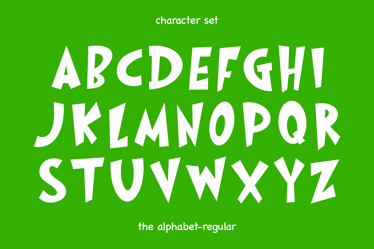 Granch Font - Cartoon Fun Font, a Sans Serif Font by ariodsgn (Photo 2 of 9)