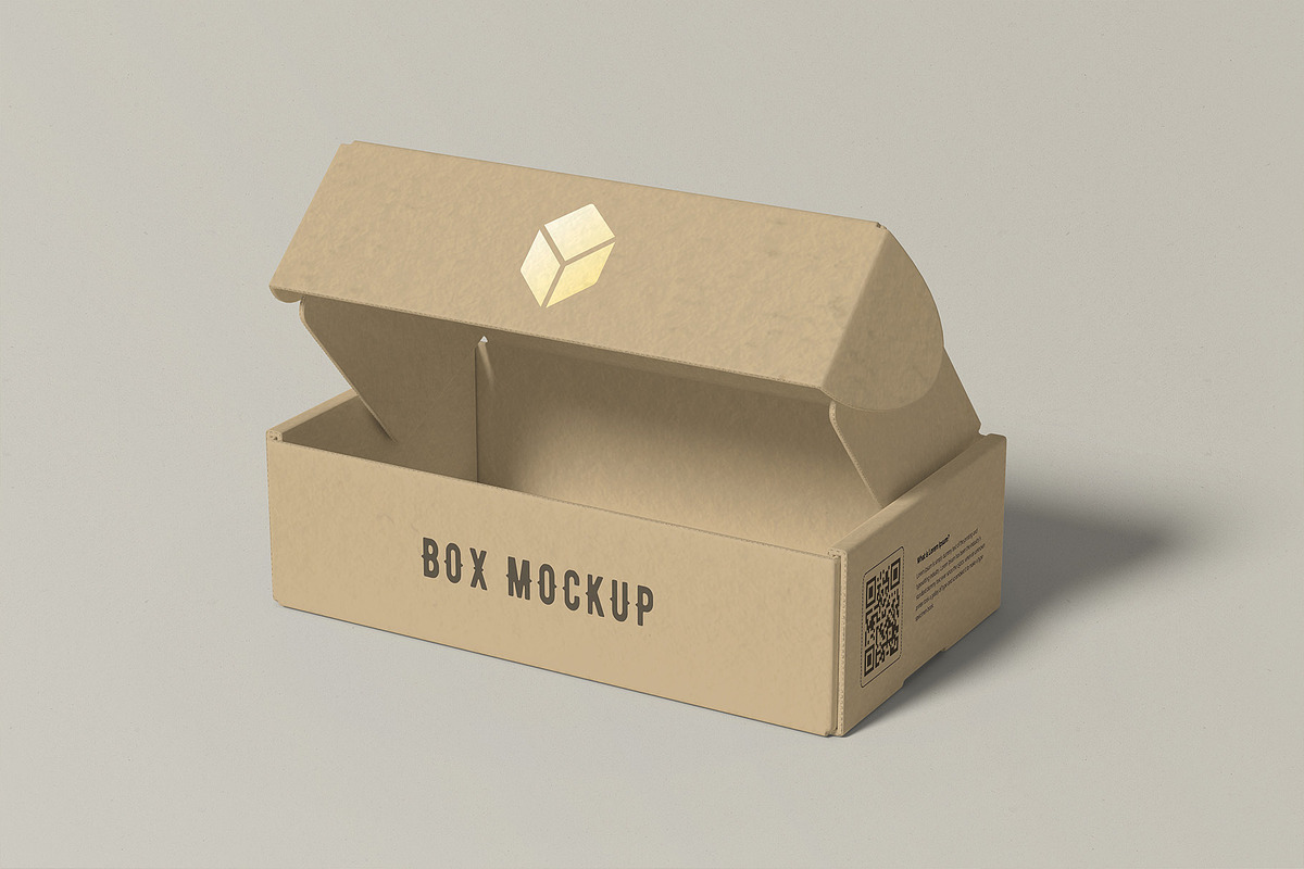 Box Mockup, a Cups & Container Mockup by graphictime (Photo 10 of 15)