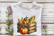 Vintage Fall Decorations Clipart, an Illustration by Rose Art (Thumbnail 3 of 6)