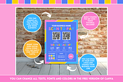 Colorful Scan to Pay sign, a Stationery Template by SunshineStudioBoutique (Thumbnail 4 of 10)