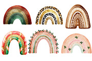 Christmas Rainbow Brushstrokes Clipa, an Illustration by Designworld (Thumbnail 3 of 5)