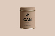 Metal Tea Tin Can Mockup, a Product Mockup by Design Squad (Thumbnail 2 of 4)