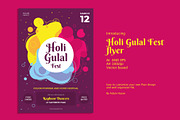 Holi Gulal Fest flyer, a Flyer Template by AdamHasan (Thumbnail 1 of 3)