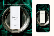 Vintage Green Velvet Menu Mockup, a Product Mockup by Serenefeeling (Thumbnail 5 of 6)