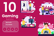 Gaming Illustration Pack, an Illustration by baii09 (Thumbnail 1 of 4)