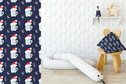 Winter kittens, a Pattern Graphic by Svyatoslava_M (Thumbnail 4 of 7)
