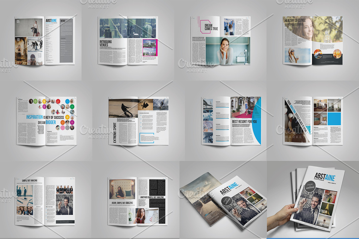 Absolute Stylish Magazine template, a Magazine Template by GreenDesign (Photo 3 of 5)