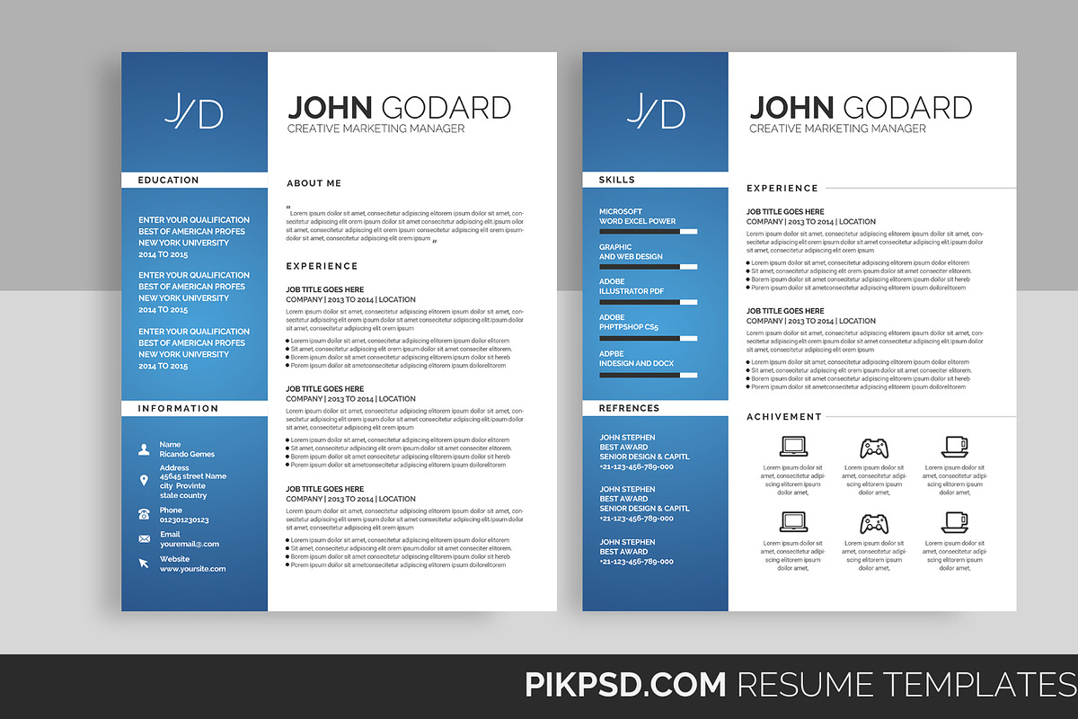 Professional Resume/CV, a Resume Template by graphicforest (Photo 1 of 4)