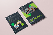 Corporate Presentation Folder Design, a Resume Template by BrandlyTemplate (Thumbnail 1 of 4)