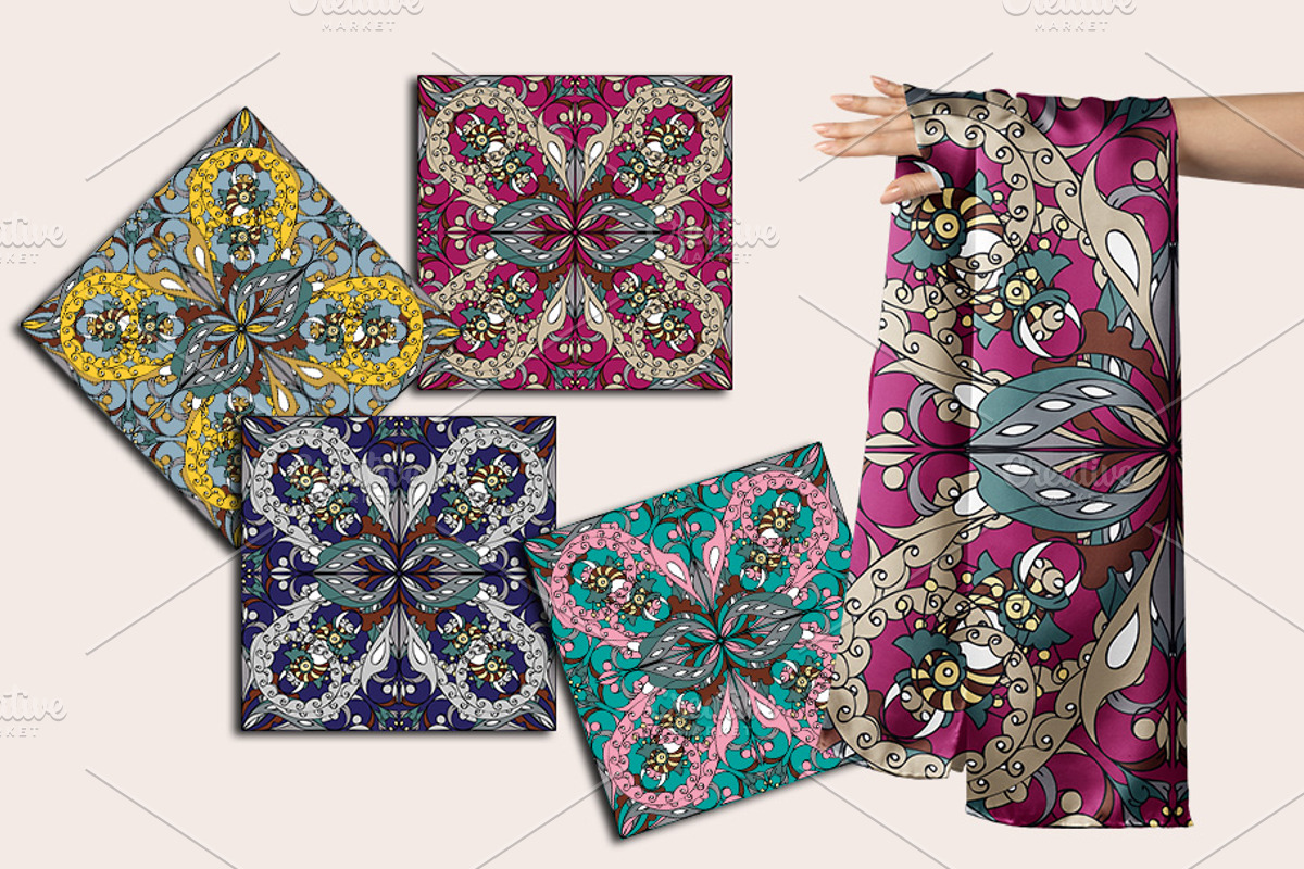 Arabesque seamless vector pattern, a Pattern Graphic by ilustrinna (Photo 2 of 8)