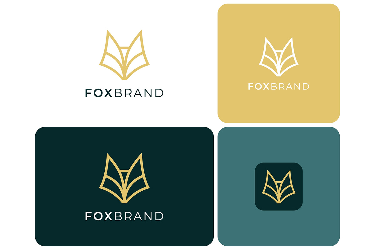Fox Head Line Abstract Logo, a Branding & Logo Template by ika trisiana (Photo 1 of 2)