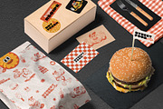 Super Burger Collection, a Background Graphic by Martyshova (Thumbnail 5 of 22)