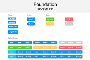 Axure Widget Library / Foundation