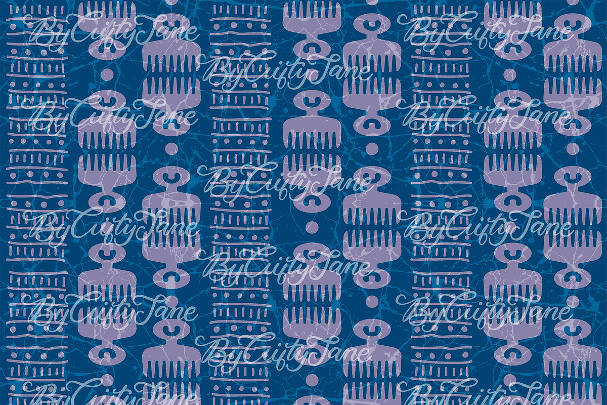 Adinkra DUAFE Pattern II, a Pattern Graphic by ByGiftyJane (Photo 11 of 11)