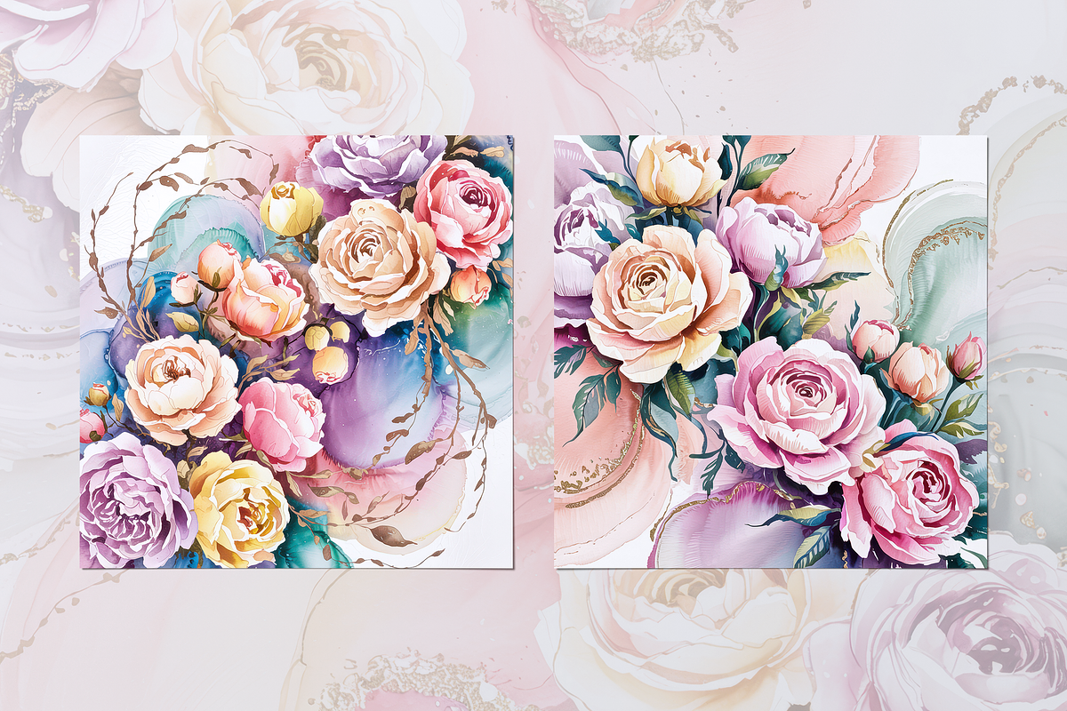 Inky Petals, a Background Graphic by Curve Design (Photo 3 of 7)