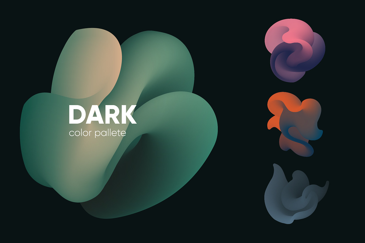 LIQUID. shapes pack, an Illustration by PLSTD. (Photo 4 of 7)