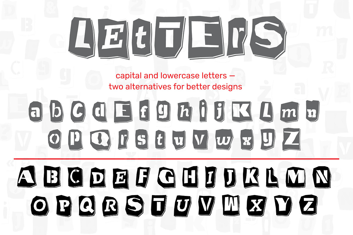 Cut News Stencil Black regular font, a Blackletter Font by Zimages (Photo 3 of 7)