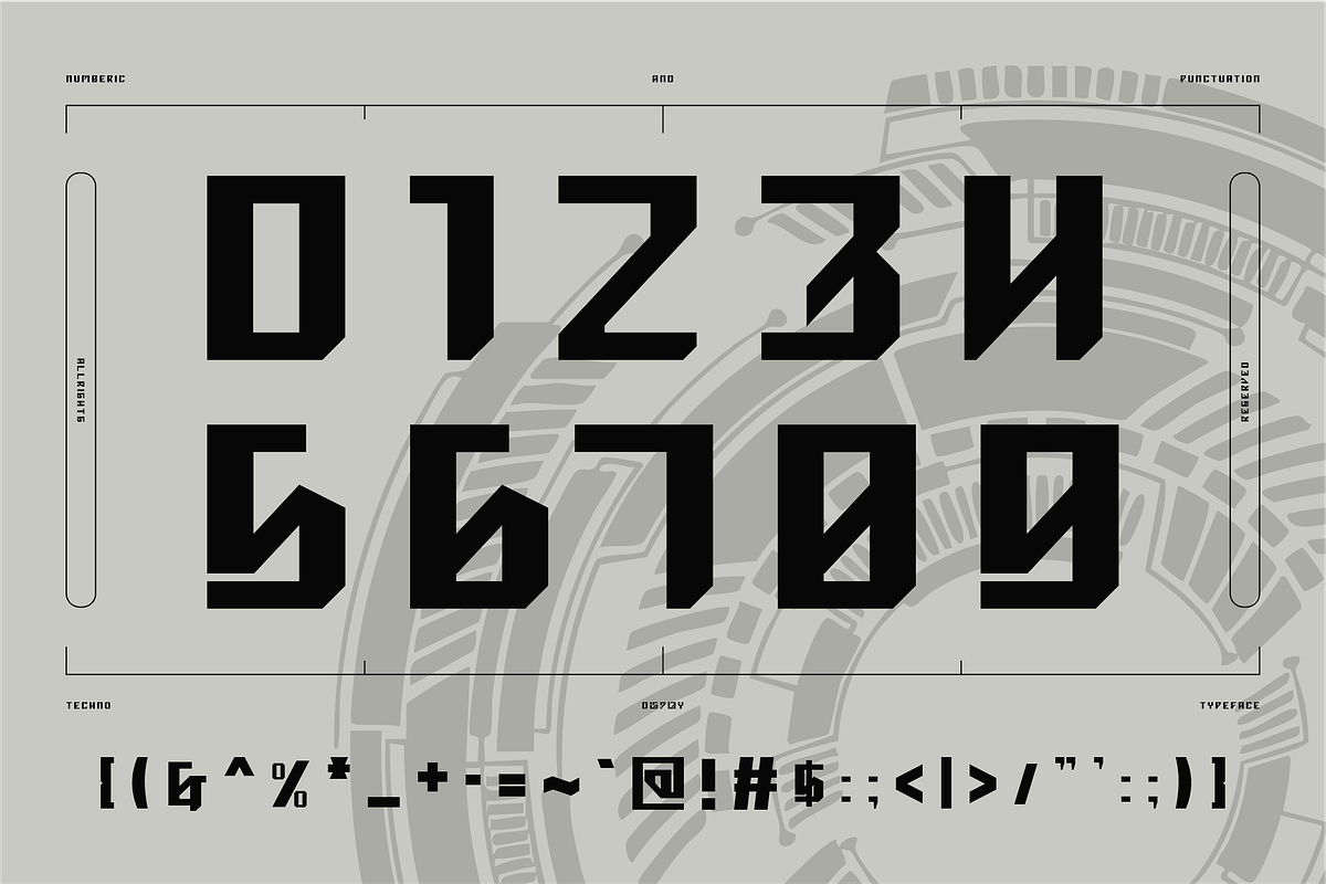VB Aventor - Futuristic Font, a Sans Serif Font by VALIANTBROTHA (Photo 3 of 10)