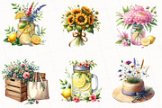 Floral Summer Sublimation Clipart, an Illustration by OK Design (Thumbnail 5 of 5)