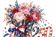 America 250th anniversary PNG bundle, a Decorative Illustration by HeavensStar (Thumbnail 9 of 16)