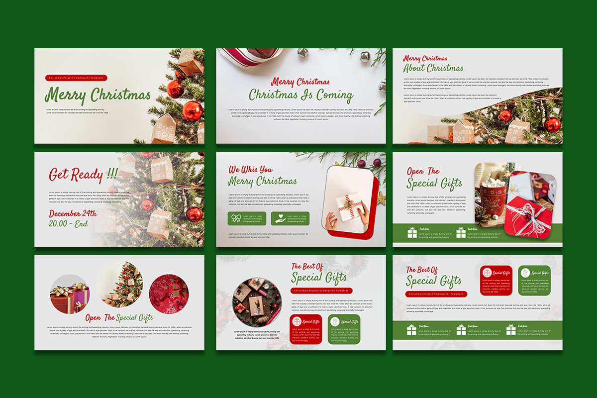 Merry Christmas - Keynote Template, a Presentation Template by QR Design Studio (Photo 2 of 3)