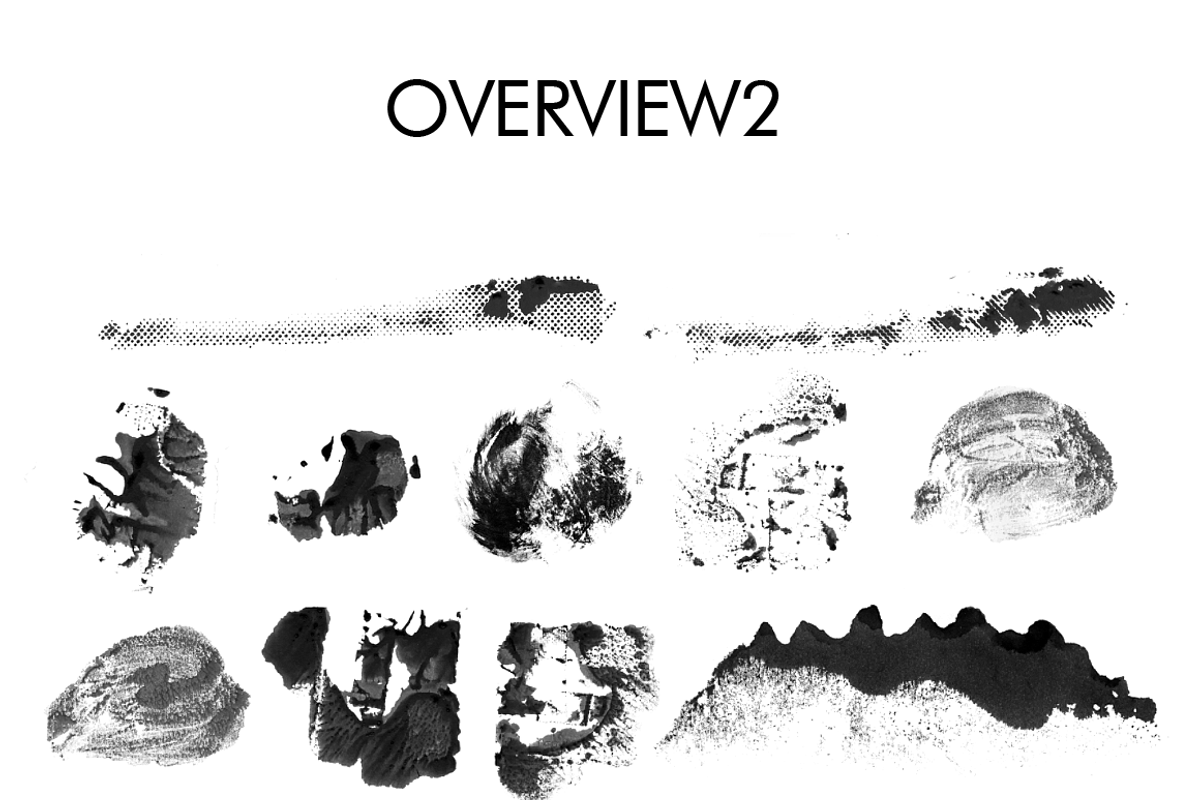 100 Messy Photoshop Brushes, a Brush Add-On by ateliervonau (Photo 3 of 6)