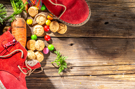 Sinterklaas Christmas holiday background, a Holiday Photo by Rimma