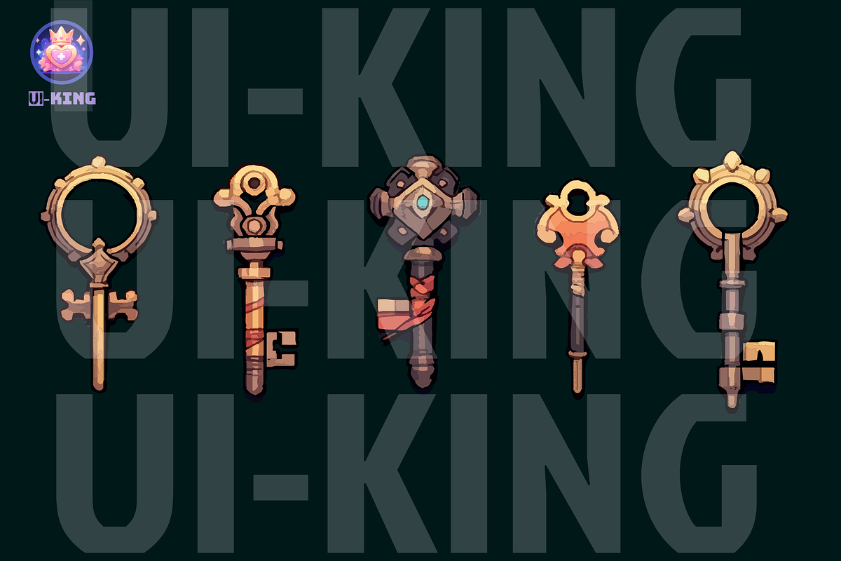 VECTOR KEYS UI, a Person Illustration by UI-KING (Photo 2 of 4)