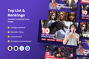 Youtube Gaming Thumbnails Top List, a Social Media Template by productype1 (Thumbnail 1 of 2)
